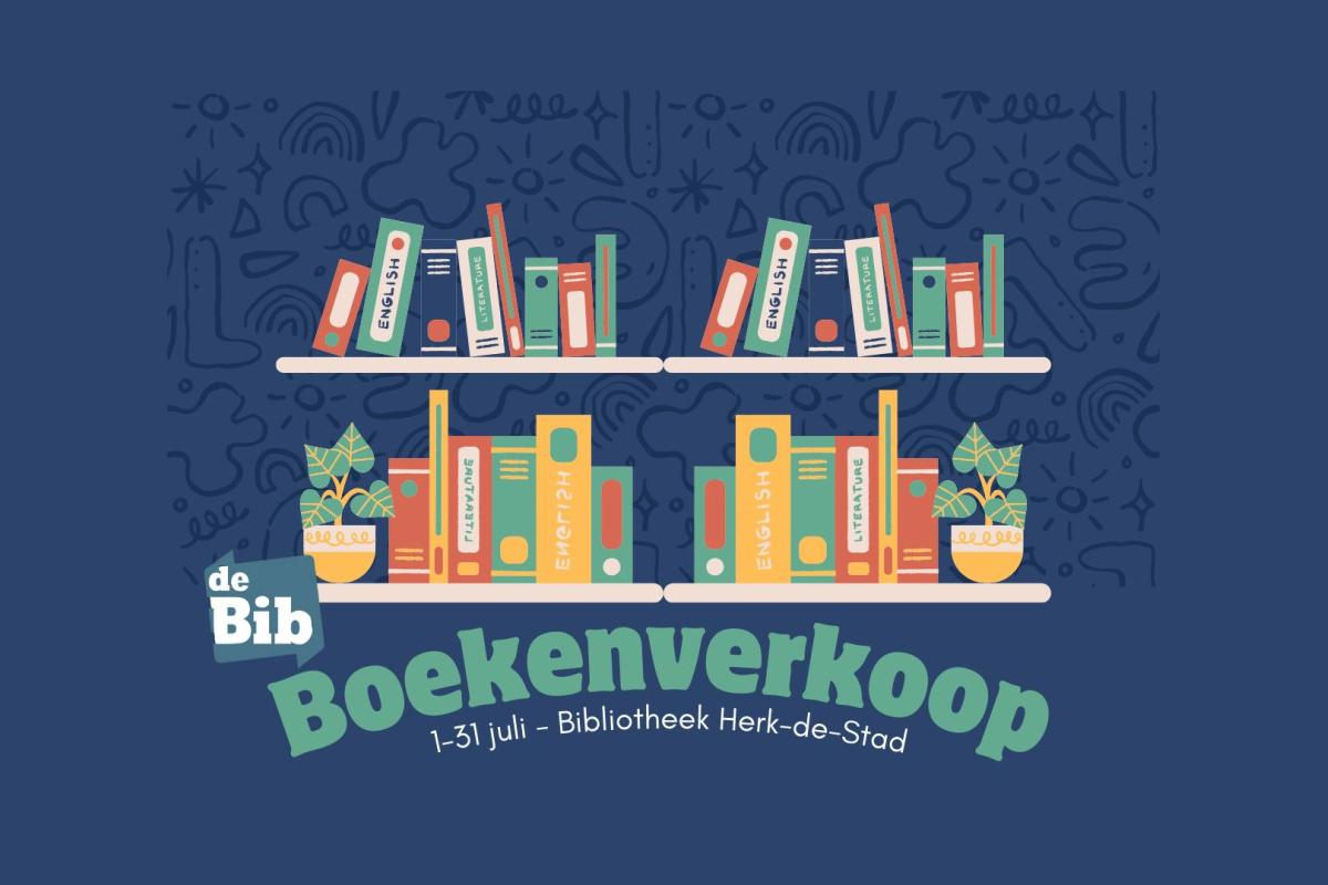 Boekenverkoop Bib Herk-de-Stad © Bibliotheek Herk-de-Stad