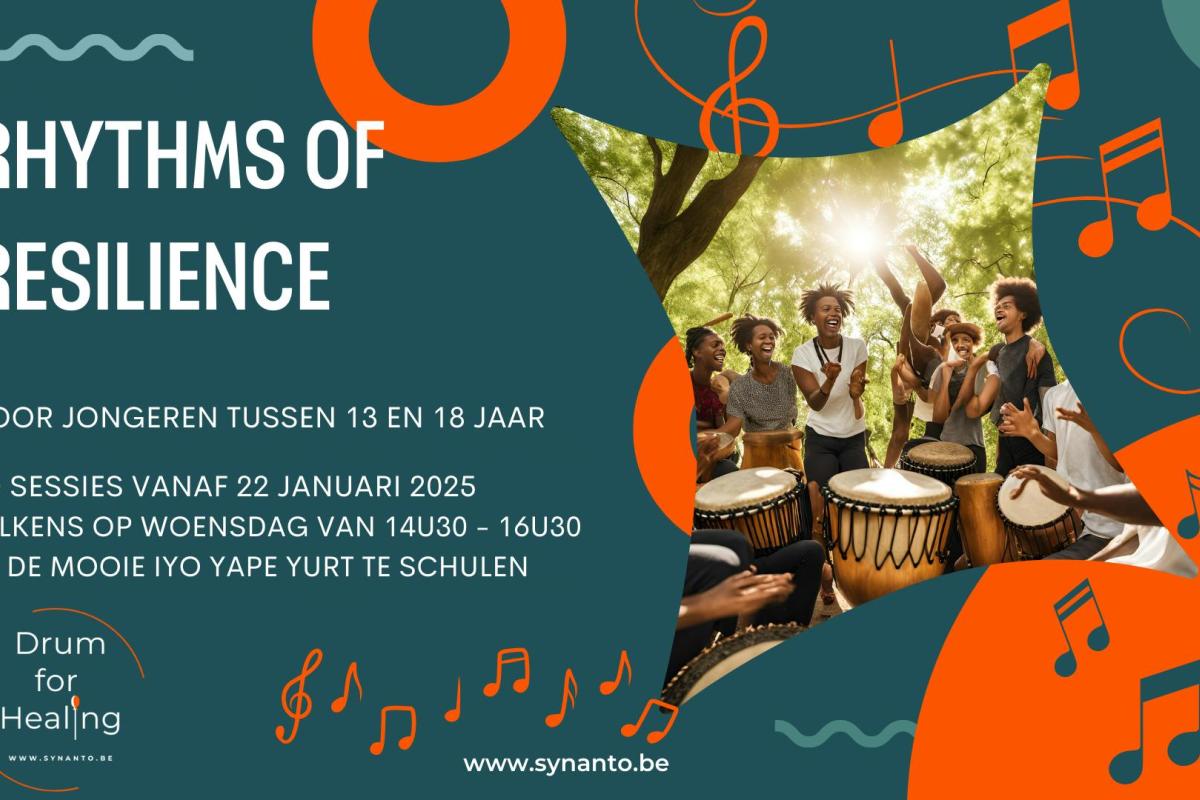 Rhythms of Resilience: Djembé - en percussiereeks voor jongeren. © Canva